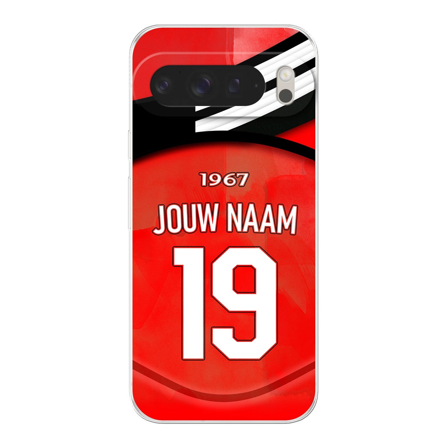 Helmond Sport telefoonhoesje met naam Google PIxel