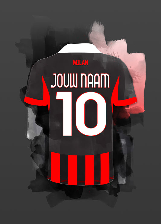 AC Milan poster met naam kopen