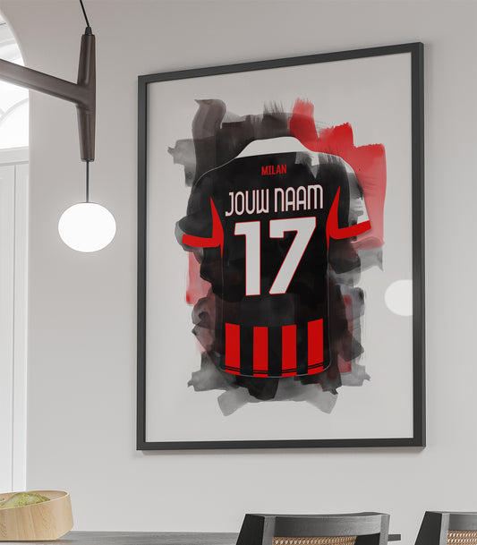 AC Milan poster met naam kopen