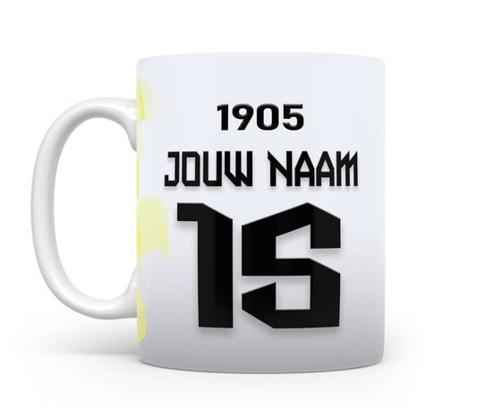ADO Den Haag voetbal mok met personalisatie - ADO Den Haag voetbal fan cadeau kopen