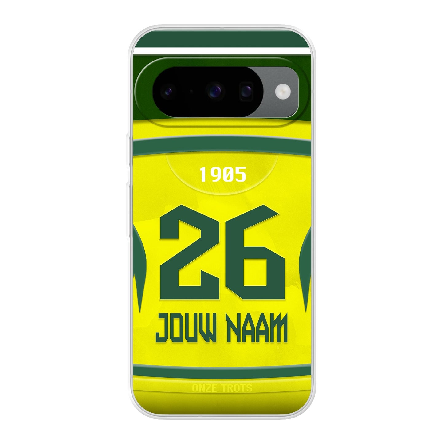 ADO Den Haag telefoonhoesje met naam - Oppo Reno - Voetbal fan kado