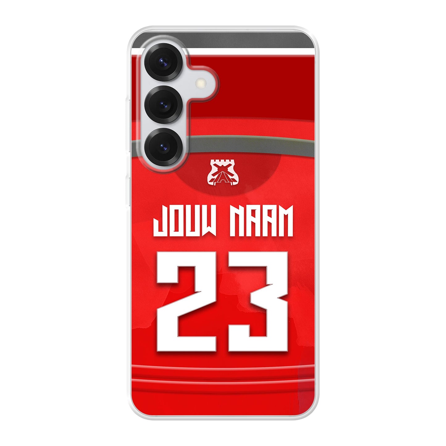 AZ Alkmaar 2025-2026 telefoonhoesje met personalisatie - Samsung Galaxy telefoonhoesjes - Voetbal fan kado