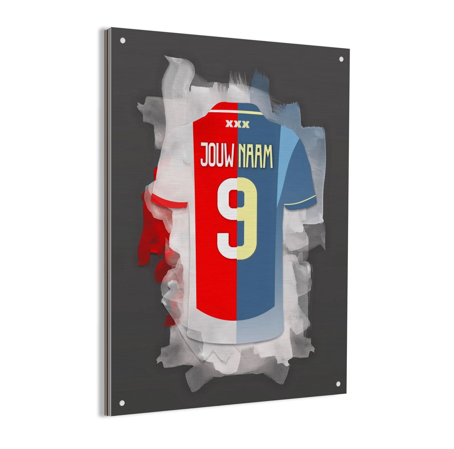Ajax Amsterdam dibond butler finish - uniek voetbal cadeau