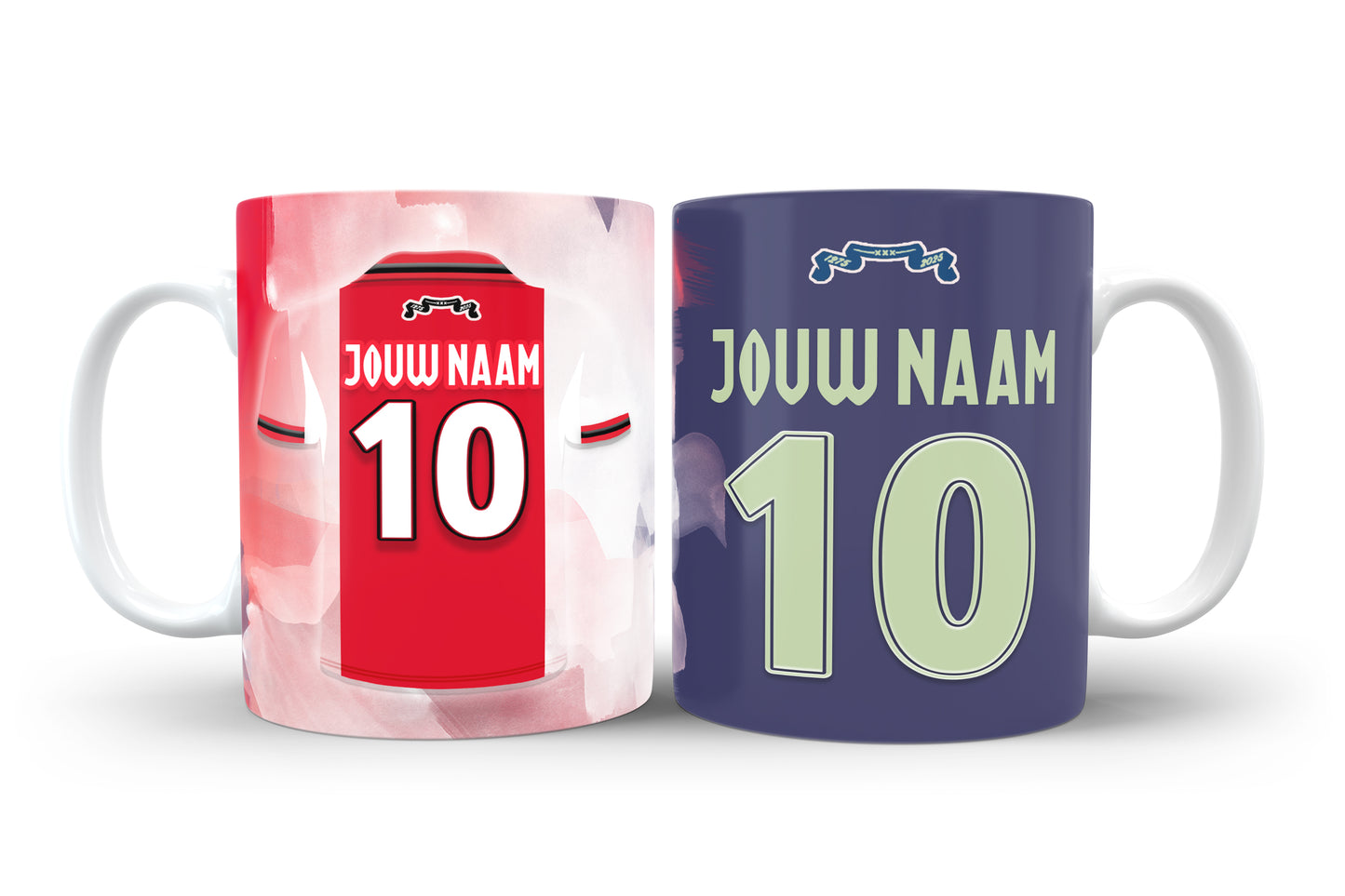 Ajax Amsterdam mok met eigen naam - Voetbal fan cadeau