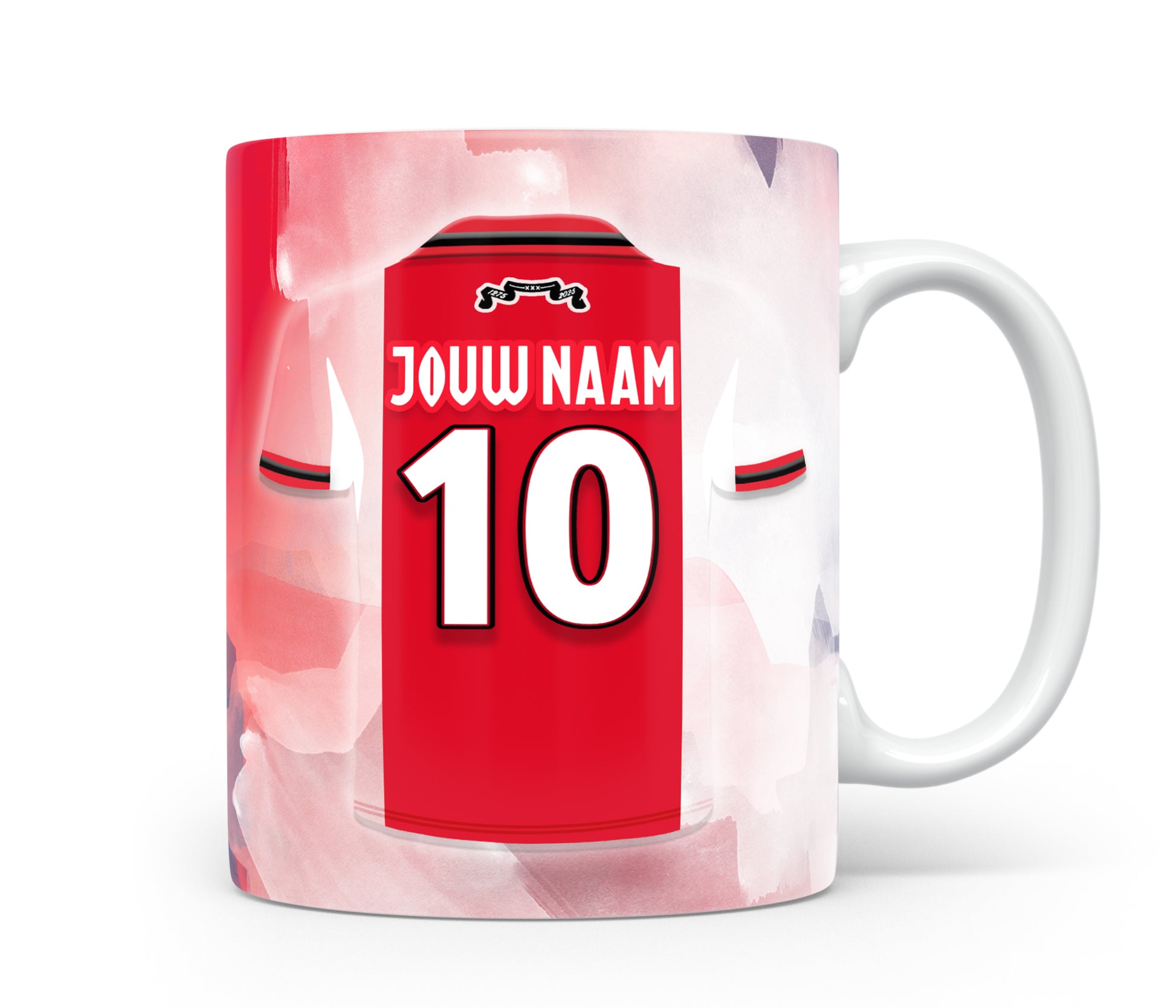 Ajax Amsterdam mok met eigen naam - Voetbal fan cadeau