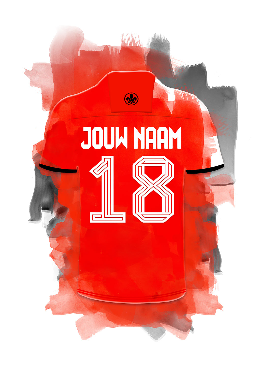 Almere City poster met naam bestellen