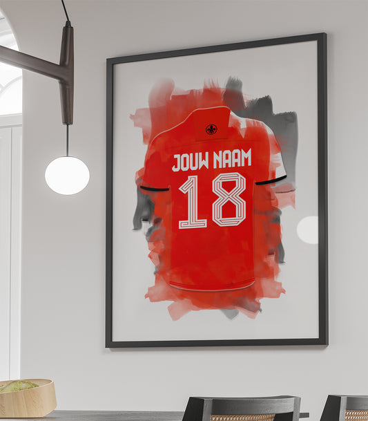 Almere City poster met naam kopen