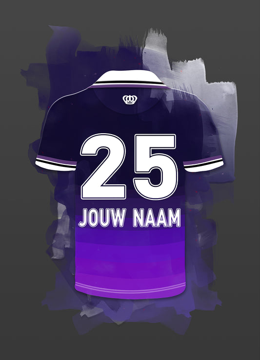 RSCA Anderlecht poster met naam kopen