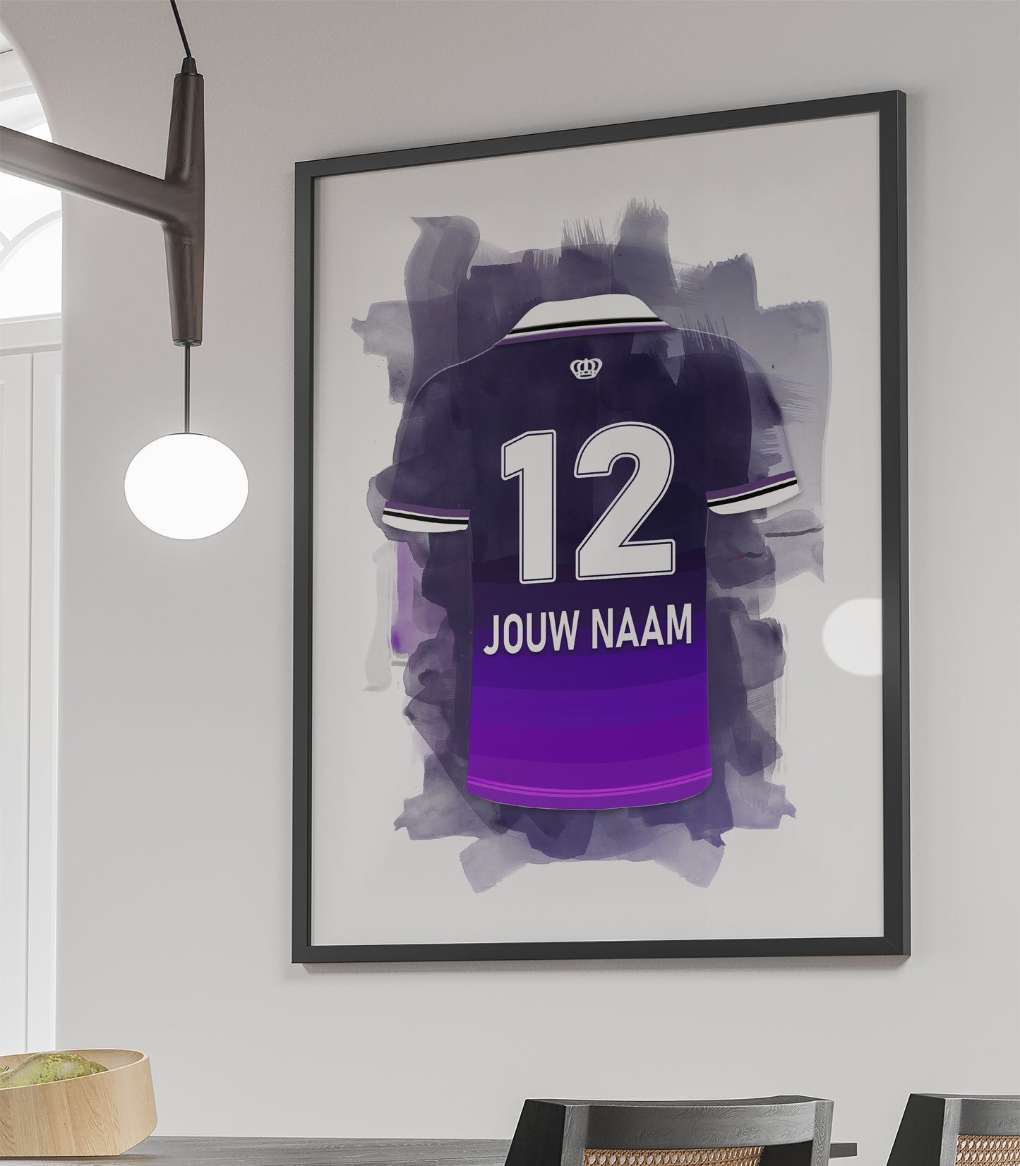RSCA Anderlecht wanddecoratie - Ingelijste poster - Voetbal fan cadeau
