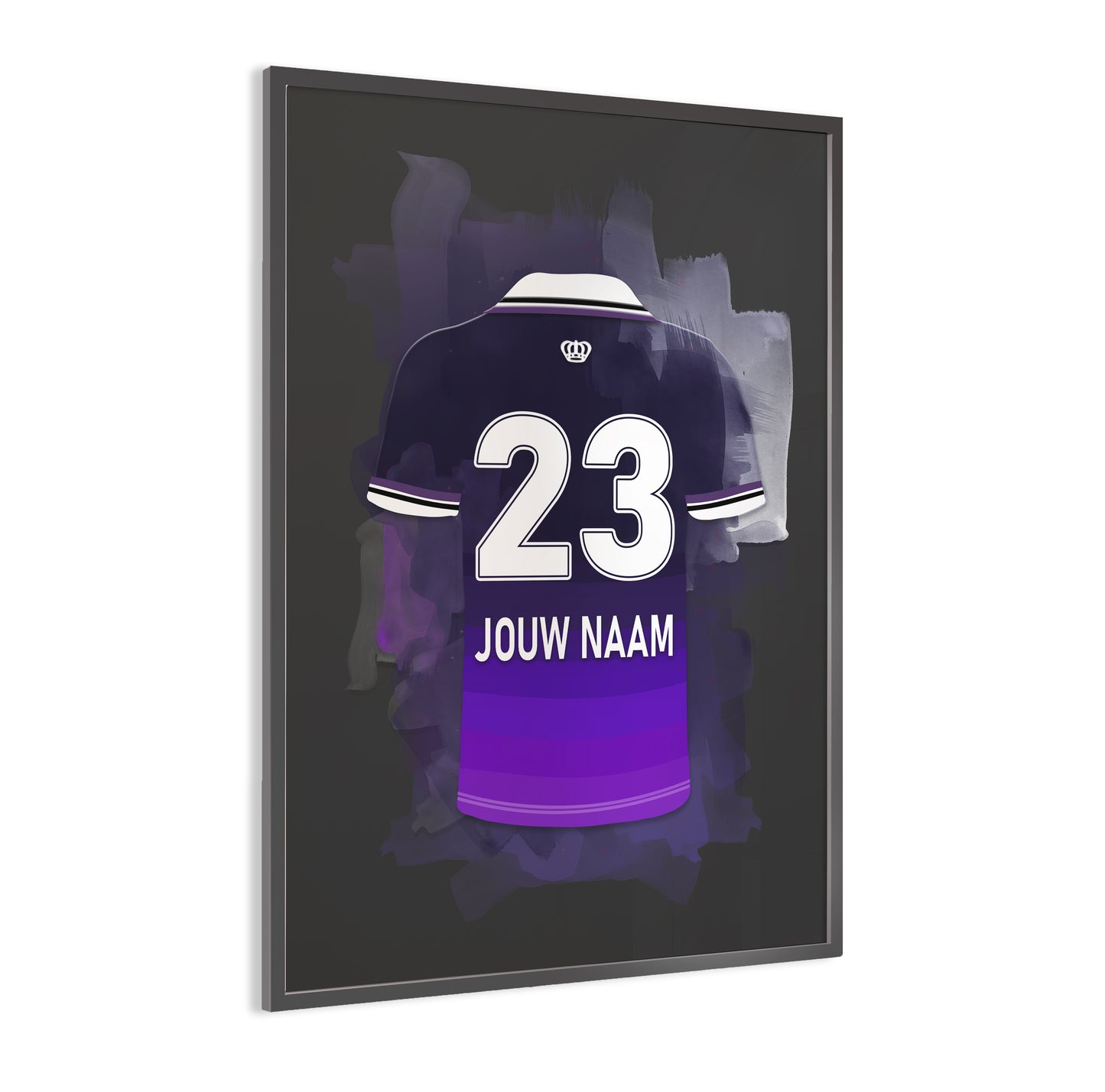 RSCA Anderlecht wanddecoratie - Gepersonaliseerde poster - Voetbal fan cadeau