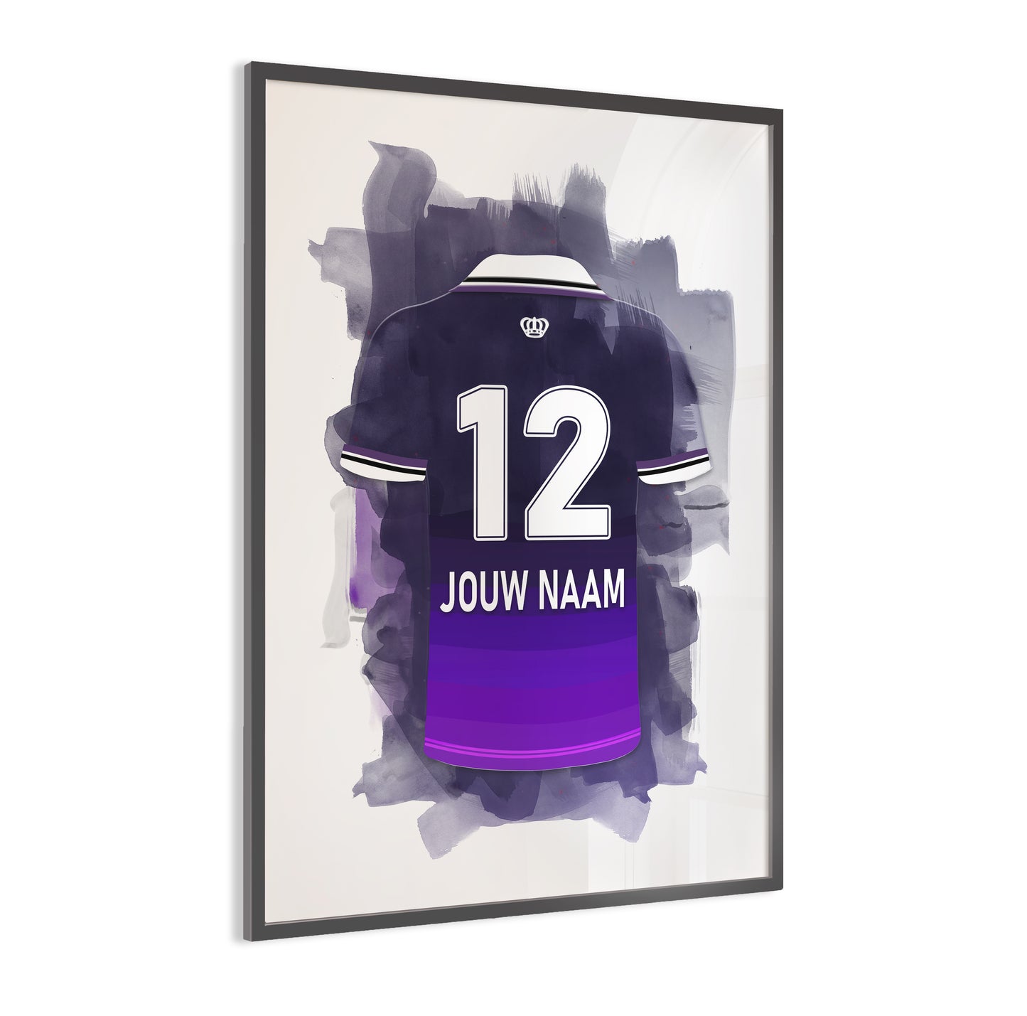 RSCA Anderlecht wanddecoratie - Gepersonaliseerde poster - Voetbal fan cadeau