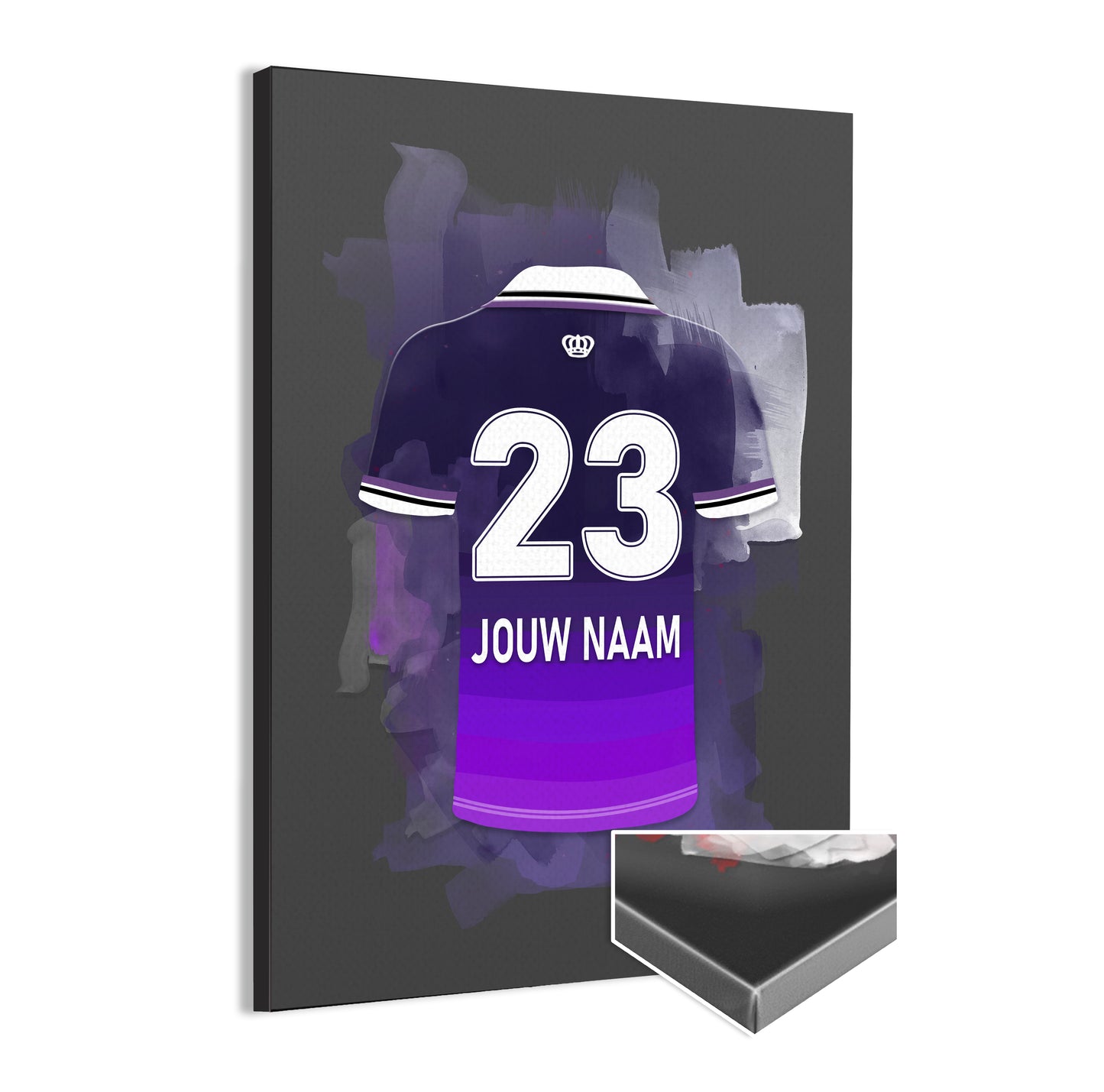 RSCA Anderlecht wanddecoratie - Canvas poster - Voetbal fan cadeau