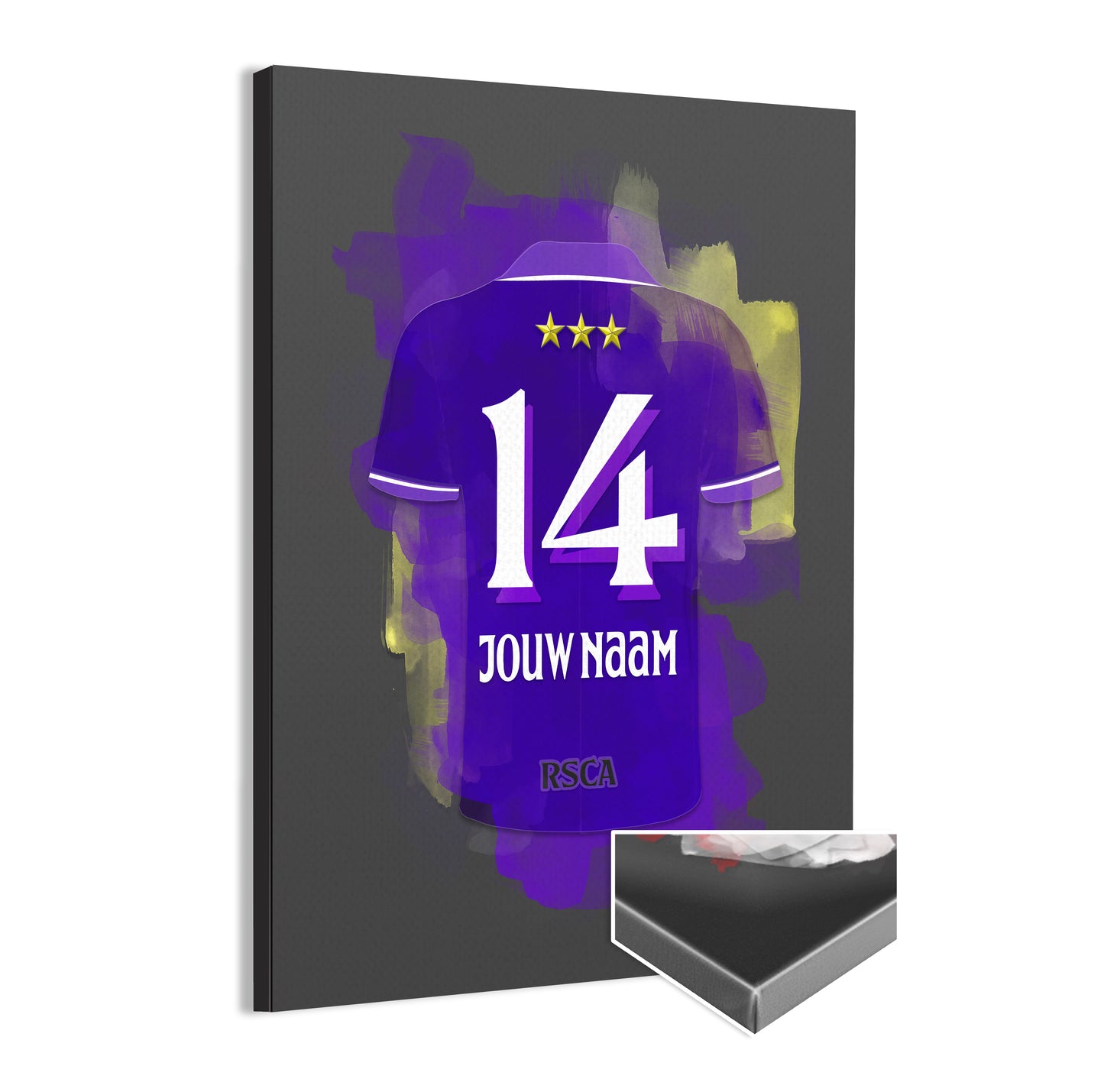Anderlecht wanddecoratie - Canvas poster - RSCA voetbal fan cadeau