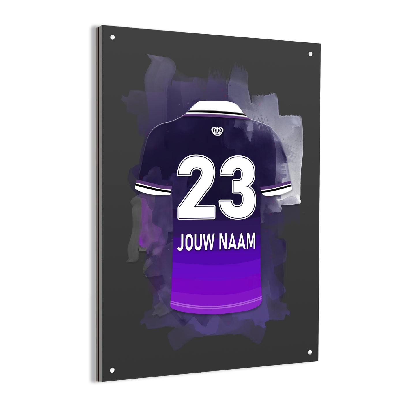 RSCA Anderlecht wanddecoratie - Dibond poster - Voetbal fan cadeau