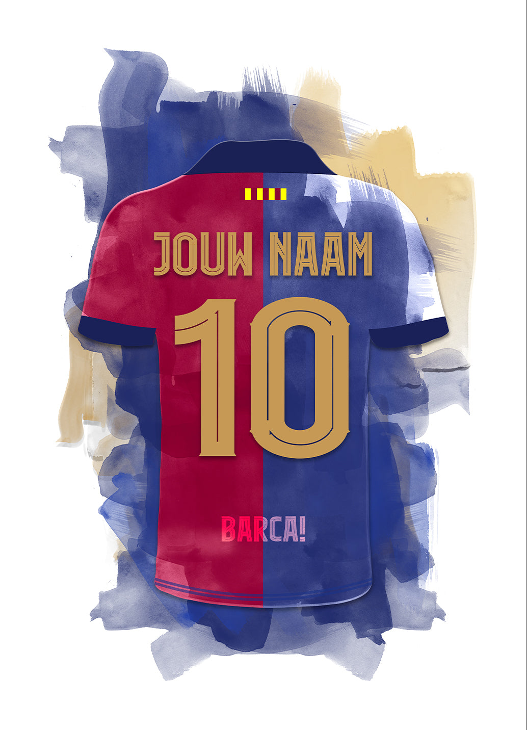 FC Barcelona wanddecoratie - Losse poster - Voetbal fan cadeau
