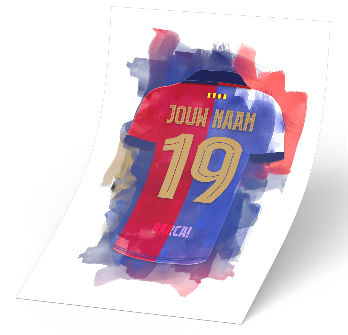FC Barcelona wanddecoratie met personalisatie