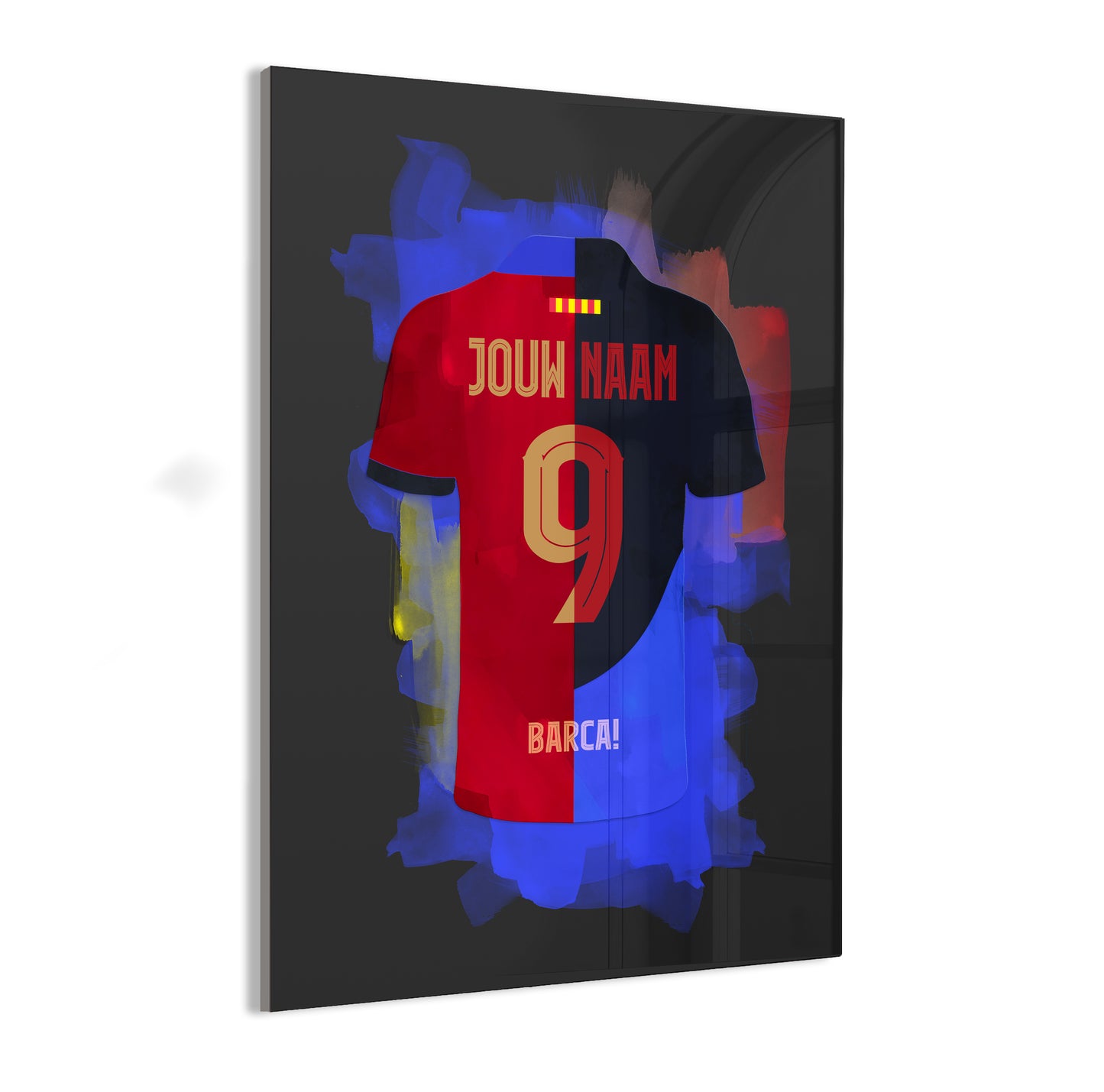 FC Barcelona Plexiglas wanddecoratie Voetbal Cadeau
