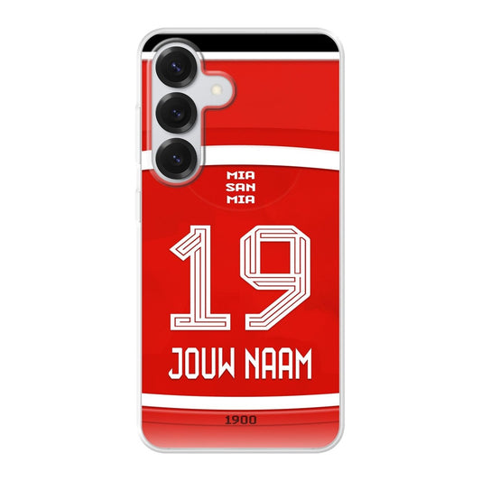Bayern München telefoonhoesje met naam - FC Bayern - Samsung Galaxy