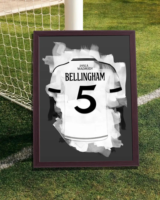 Jude Bellingham Framed Poster Real Madrid Tenue Wanddecoratie