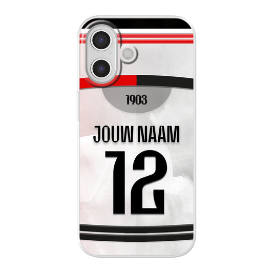 Besiktas telefoonhoesje met naam - Apple iPhone - Voetbal fan kado