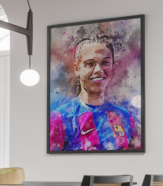 Brugts ingelijste voetbalposter