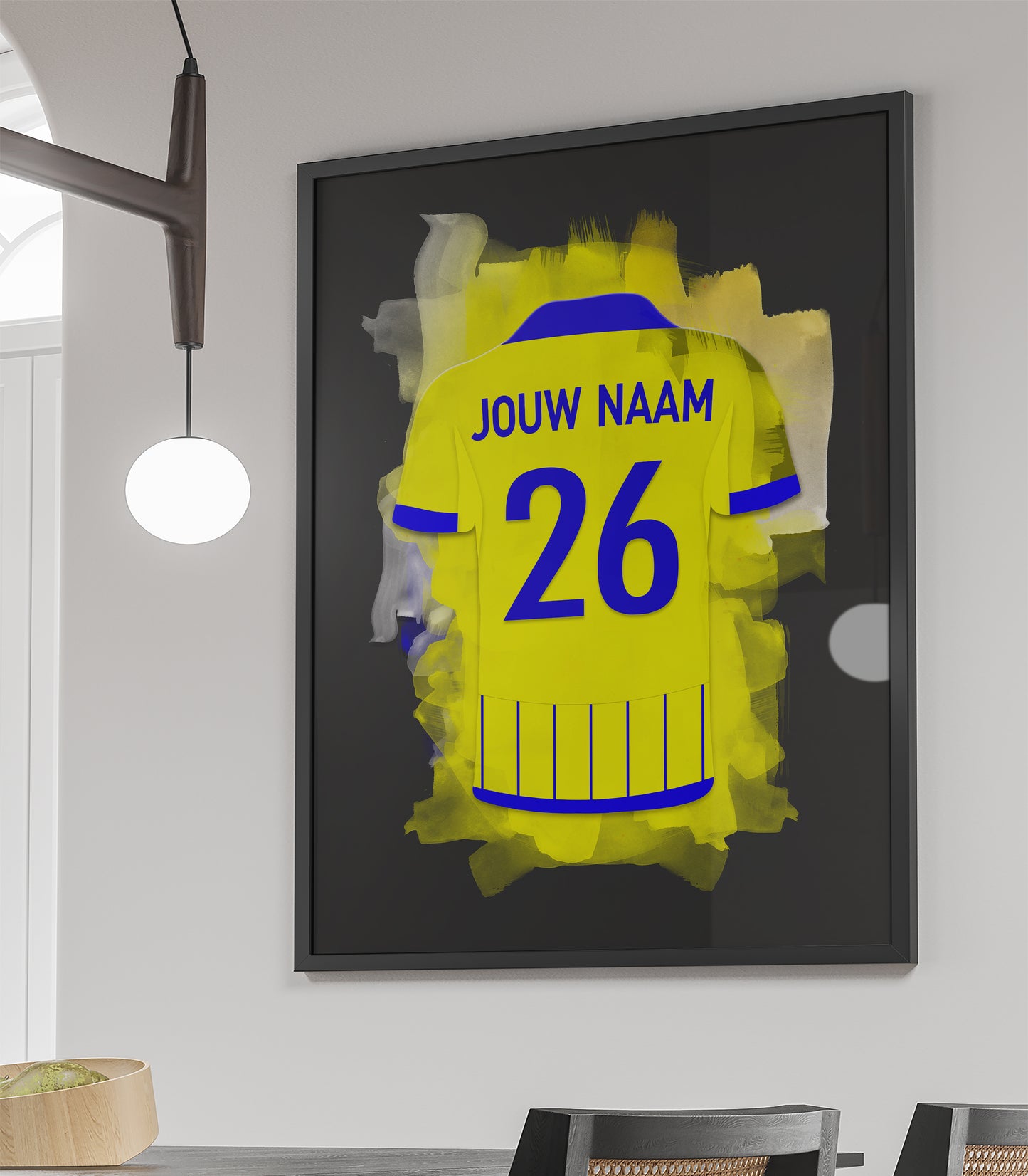 SC Cambuur wanddecoratie - Ingelijste poster - Voetbal fan cadeau