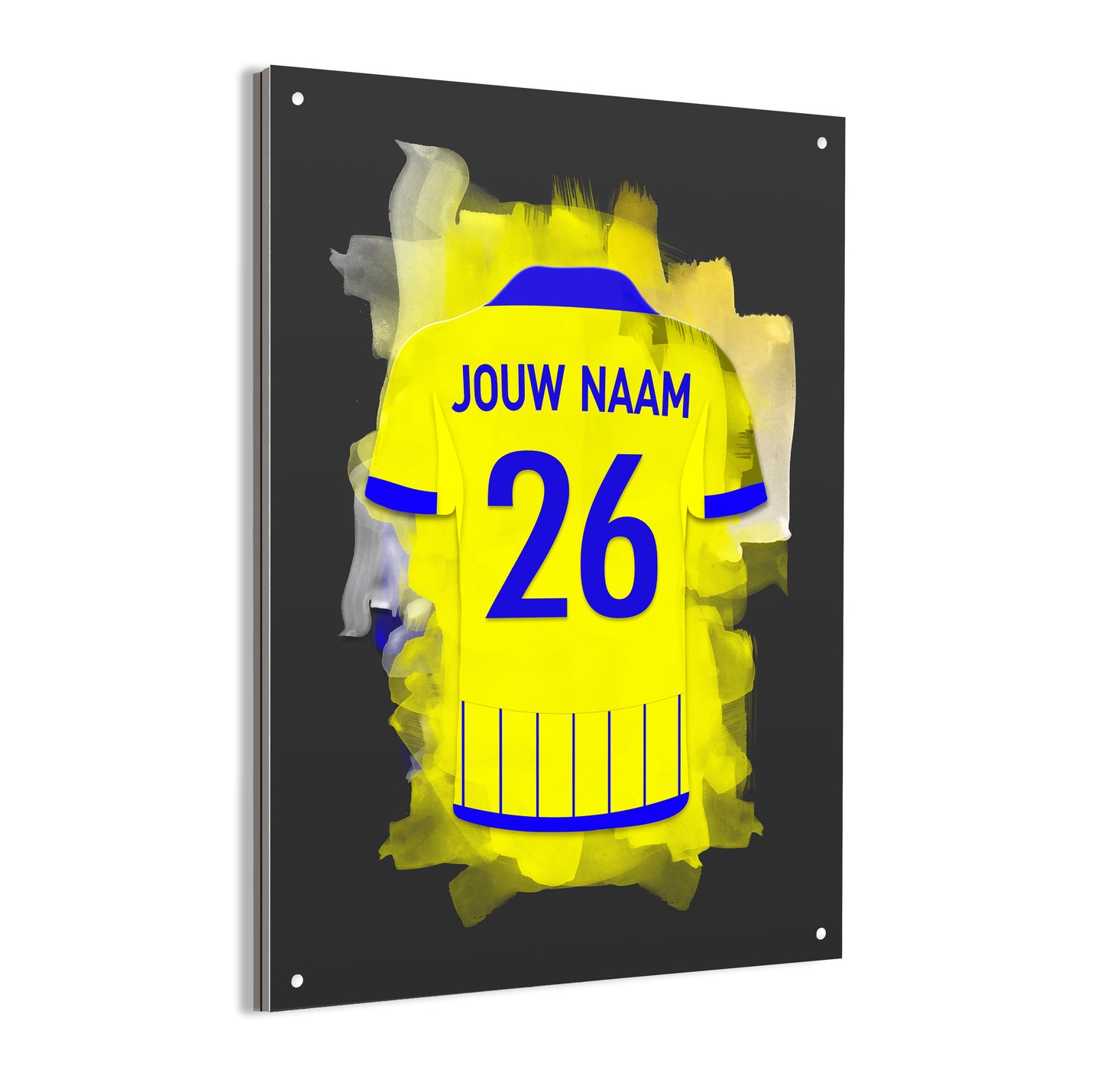 SC Cambuur wanddecoratie - Dibond poster - Voetbal fan cadeau