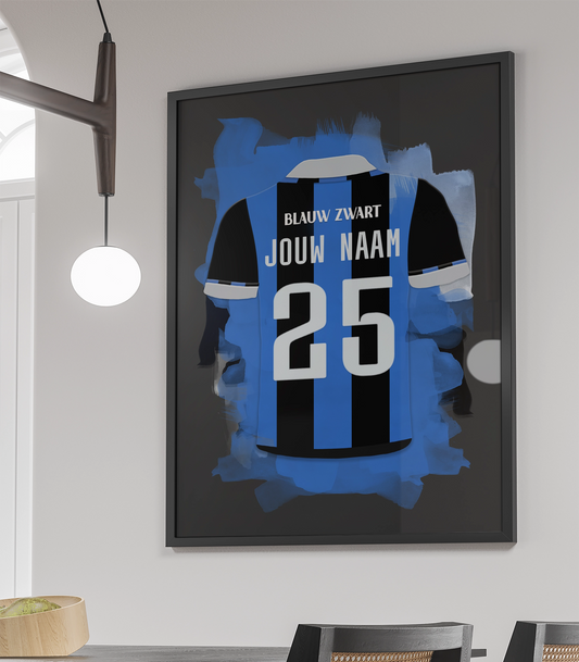 Club Brugge Voetbal Poster Met Lijst Verjaardag Cadeau