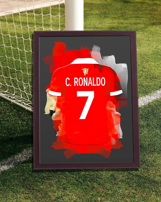 Cristiano Ronaldo Ingelijste Poster Cadeau