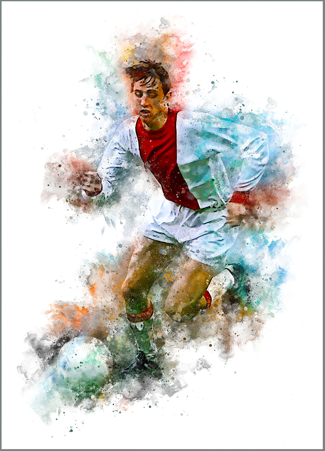 Cruijff voetbalposter - Wallofprints
