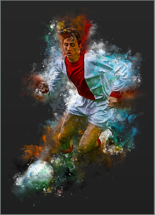 Cruijff voetbalposter - Wallofprints