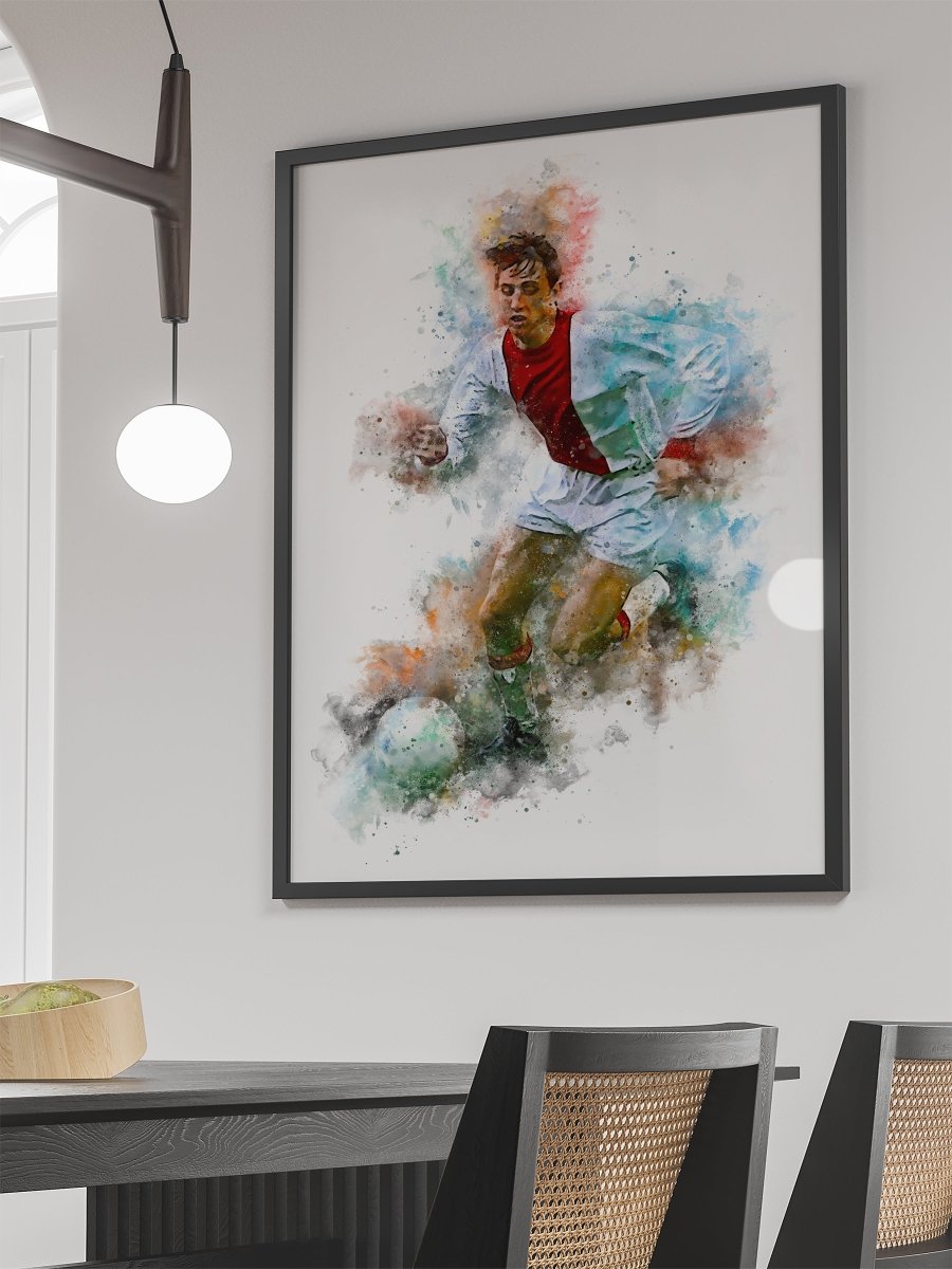 Cruijff voetbalposter - Wallofprints