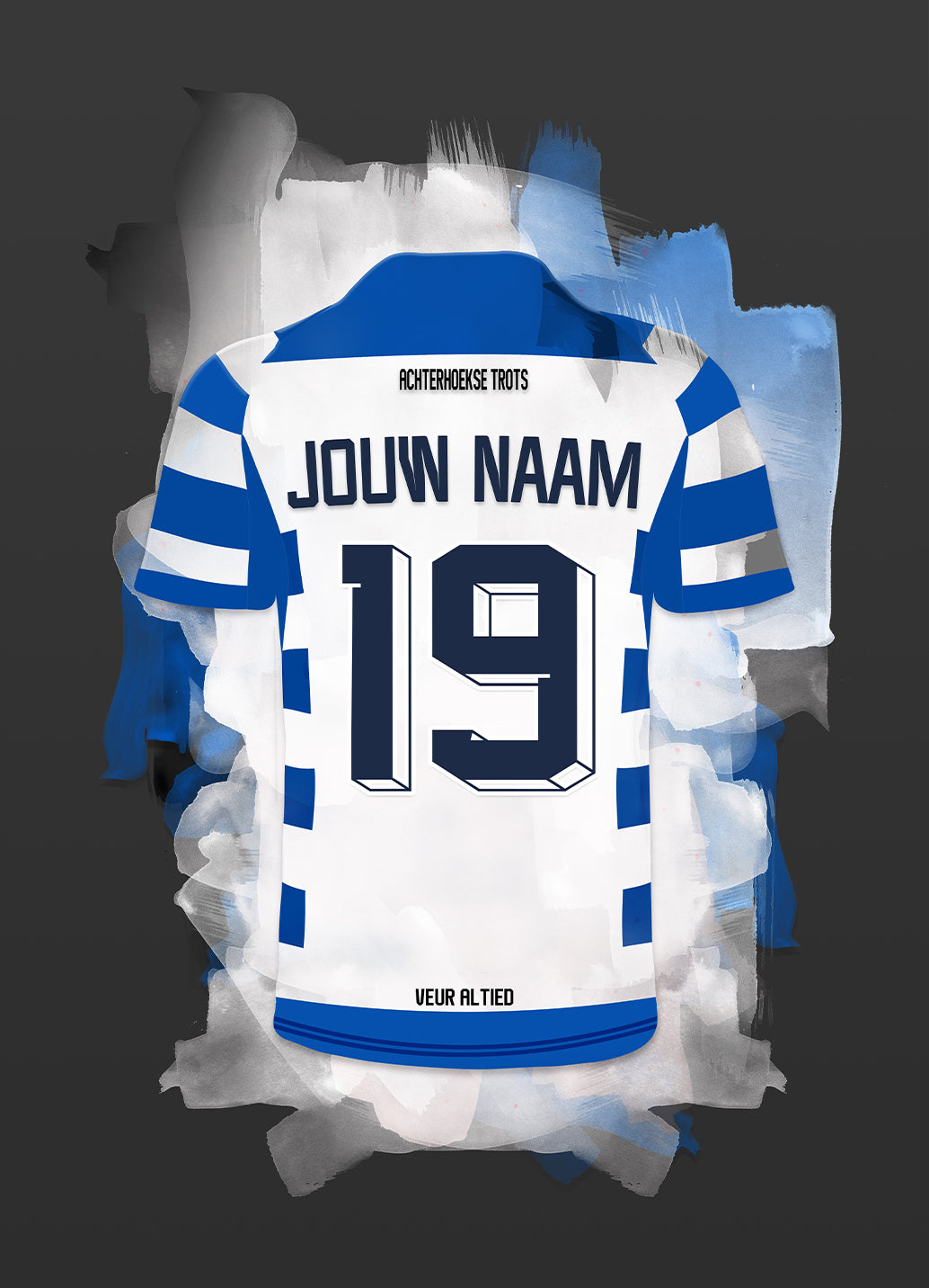 De Graafschap wanddecoratie - Losse poster - Voetbal fan cadeau