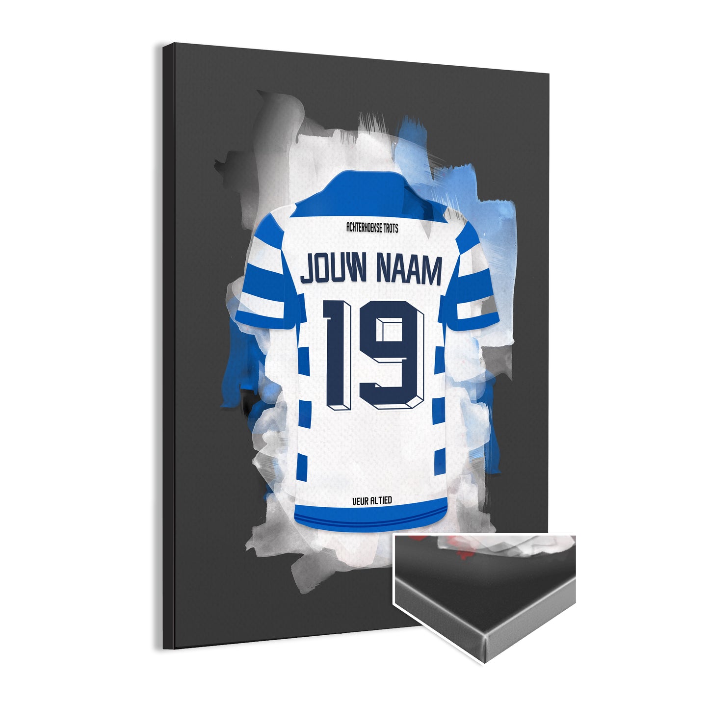 De Graafschap wanddecoratie - Canvas poster - Voetbal fan cadeau