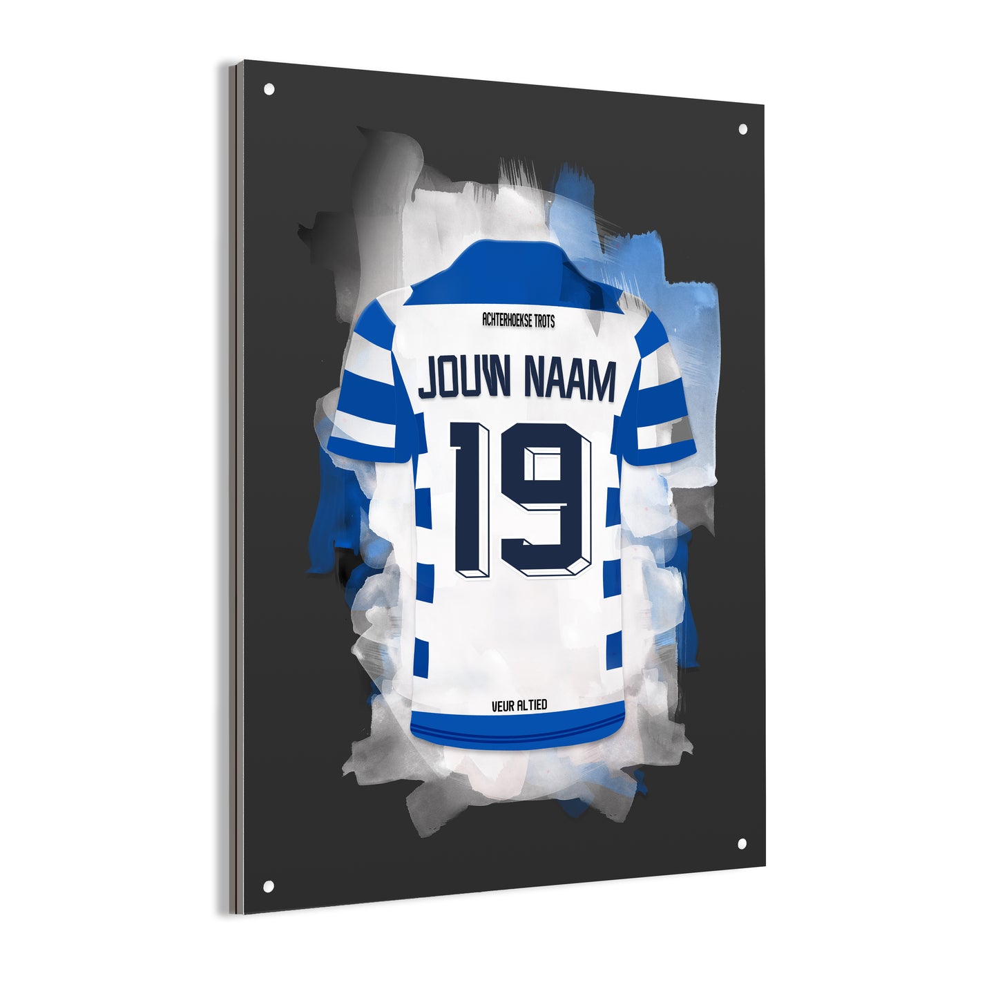 De Graafschap wanddecoratie - Dibond poster - Voetbal fan cadeau