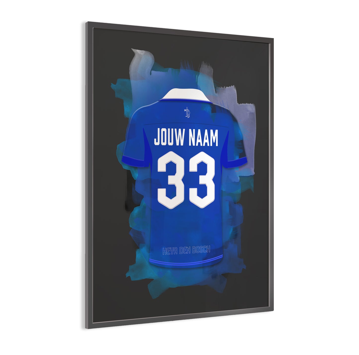 FC Den Bosch wanddecoratie - Gepersonaliseerde poster - Voetbal fan cadeau