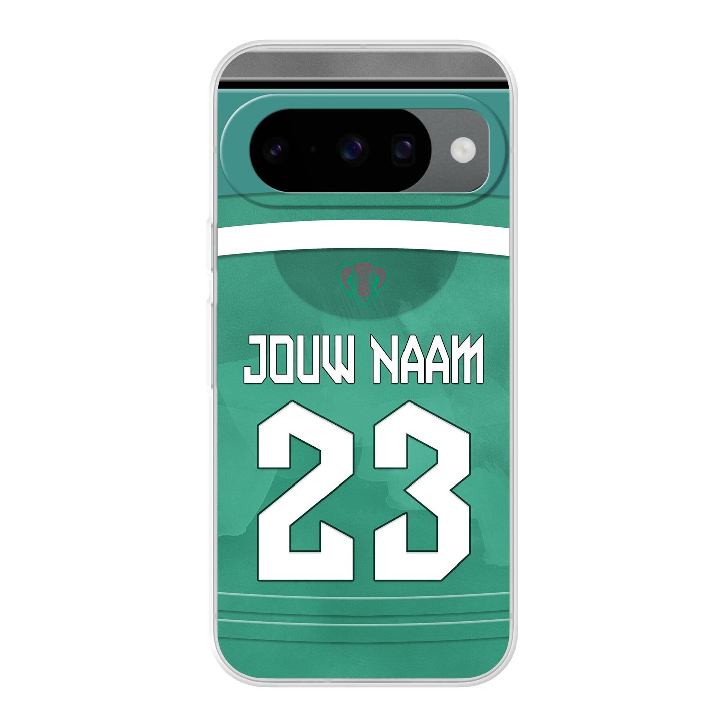 FC Dordrecht telefoonhoesje met naam - Google Pixel - Voetbal fan kado