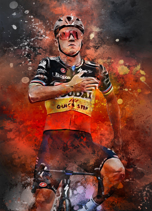 Evenepoel wielrenner poster