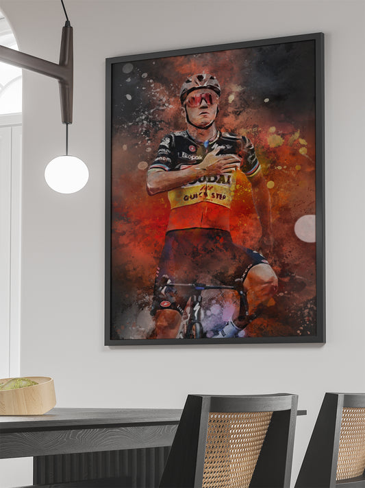 Evenepoel wielrenner poster