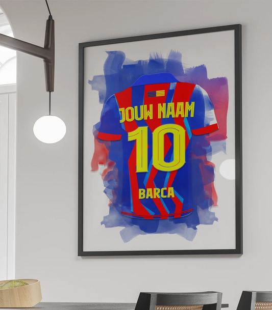 FC Barcelona Ingelijste Poster Jongenskamer