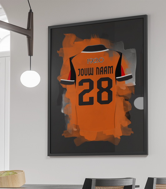 FC Volendam Voetbal Poster Met Eigen Naam Verjaardag Cadeau
