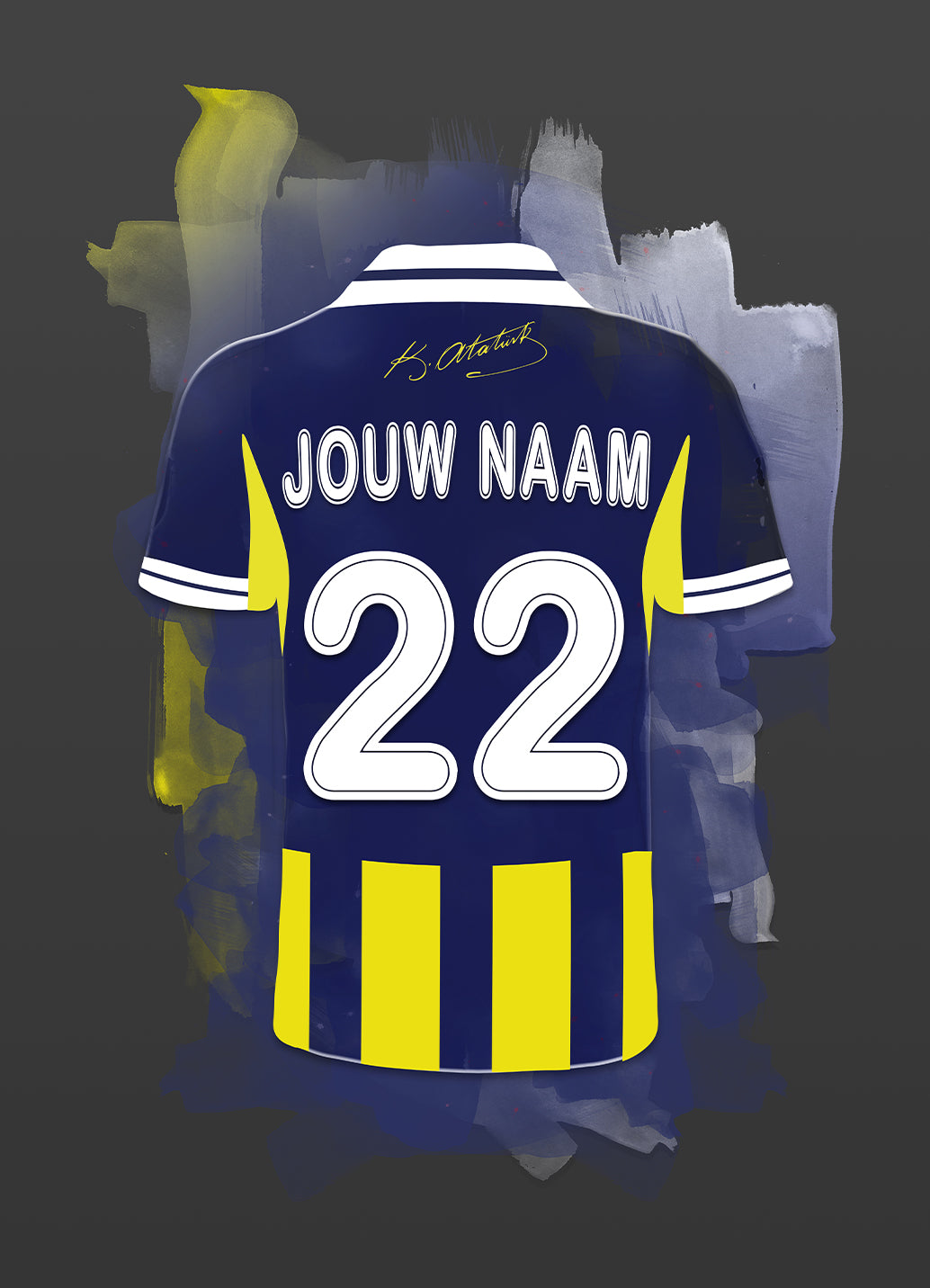 Fenerbahce wanddecoratie - Losse poster - Voetbal fan cadeau