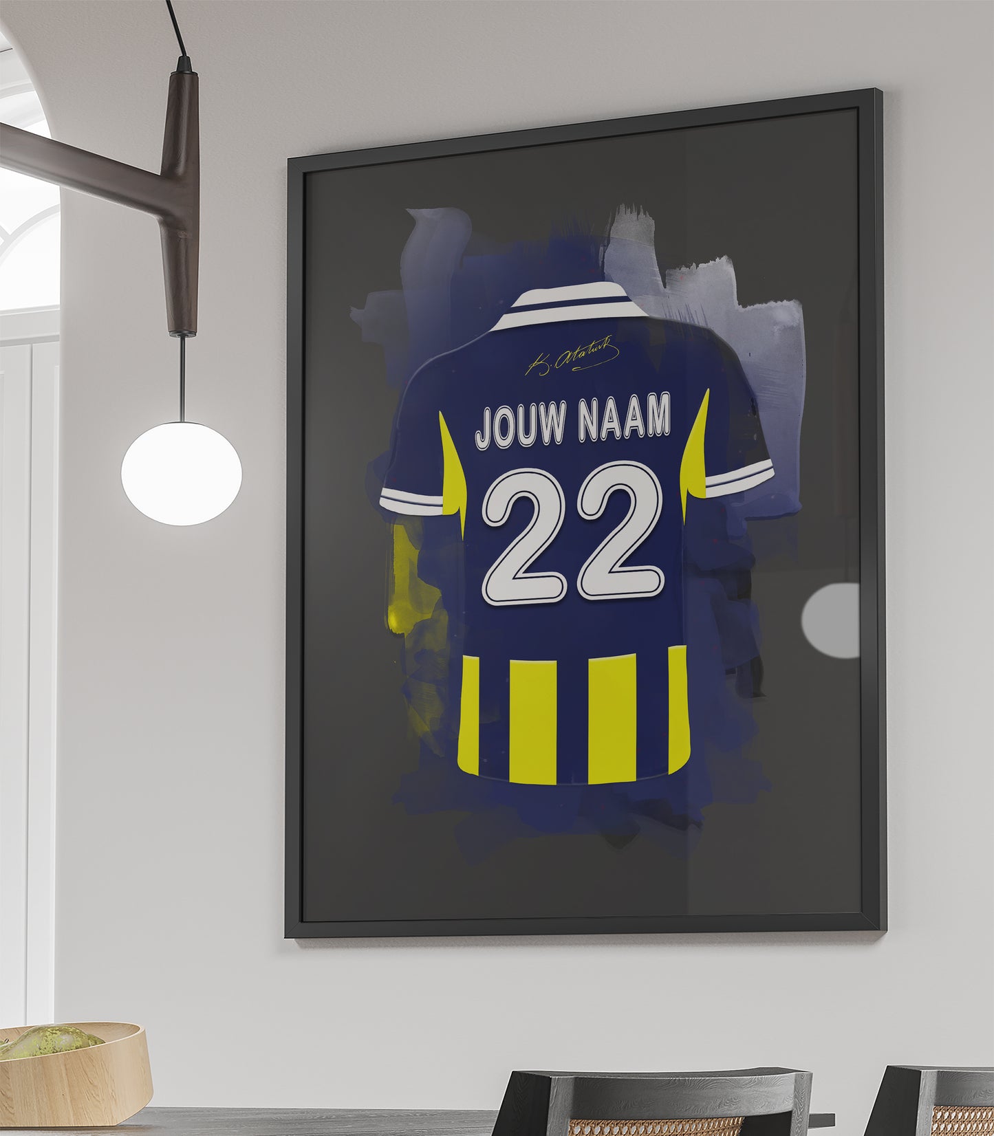 Fenerbahce poster met naam kopen
