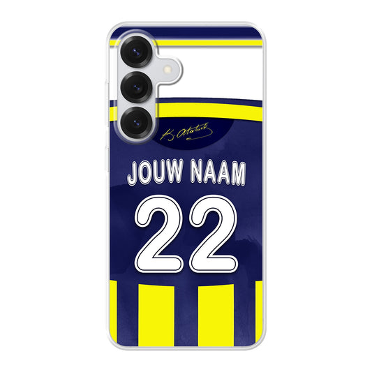 Fenerbahce SK telefoonhoesje met naam - Voetbal telefoonhoesje met personalisatie - Voetbal fan cadeau - Samsung Galaxy