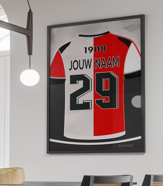 Feyenoord Wanddecoratie Voetbal Poster Met Lijst Verjaardag Cadeau