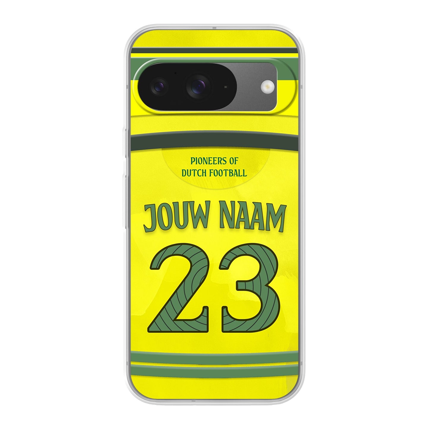 Fortuna Sittard 2025-2026 telefoonhoesje met personalisatie - Google Pixel telefoonhoesjes - Voetbal fan kado