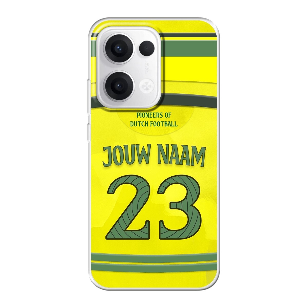 Fortuna Sittard 2025-2026 telefoonhoesje met personalisatie - Oppo Reno telefoonhoesjes - Voetbal fan kado