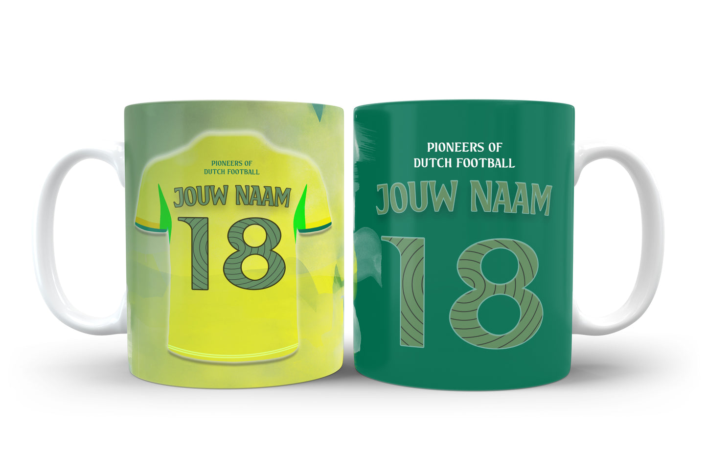 Fortuna Sittard voetbal mok met naam - Fortuna Sittard mok met personalisatie - Voetbal fan kado