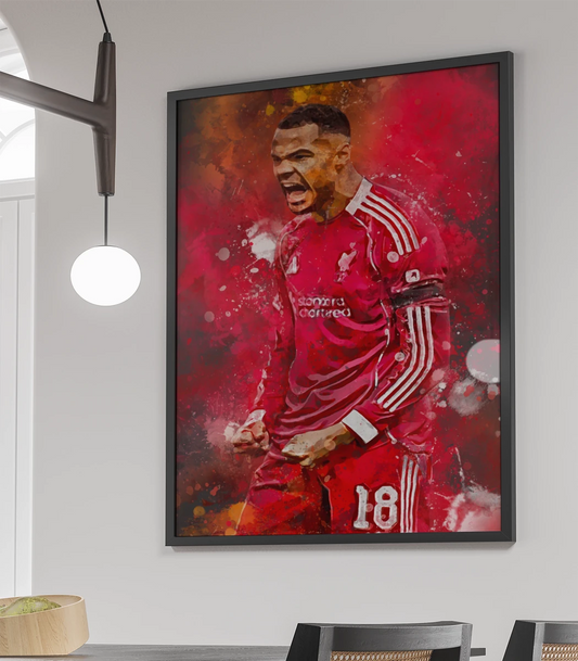 Gakpo Voetbal Poster Liverpool FC Bestellen