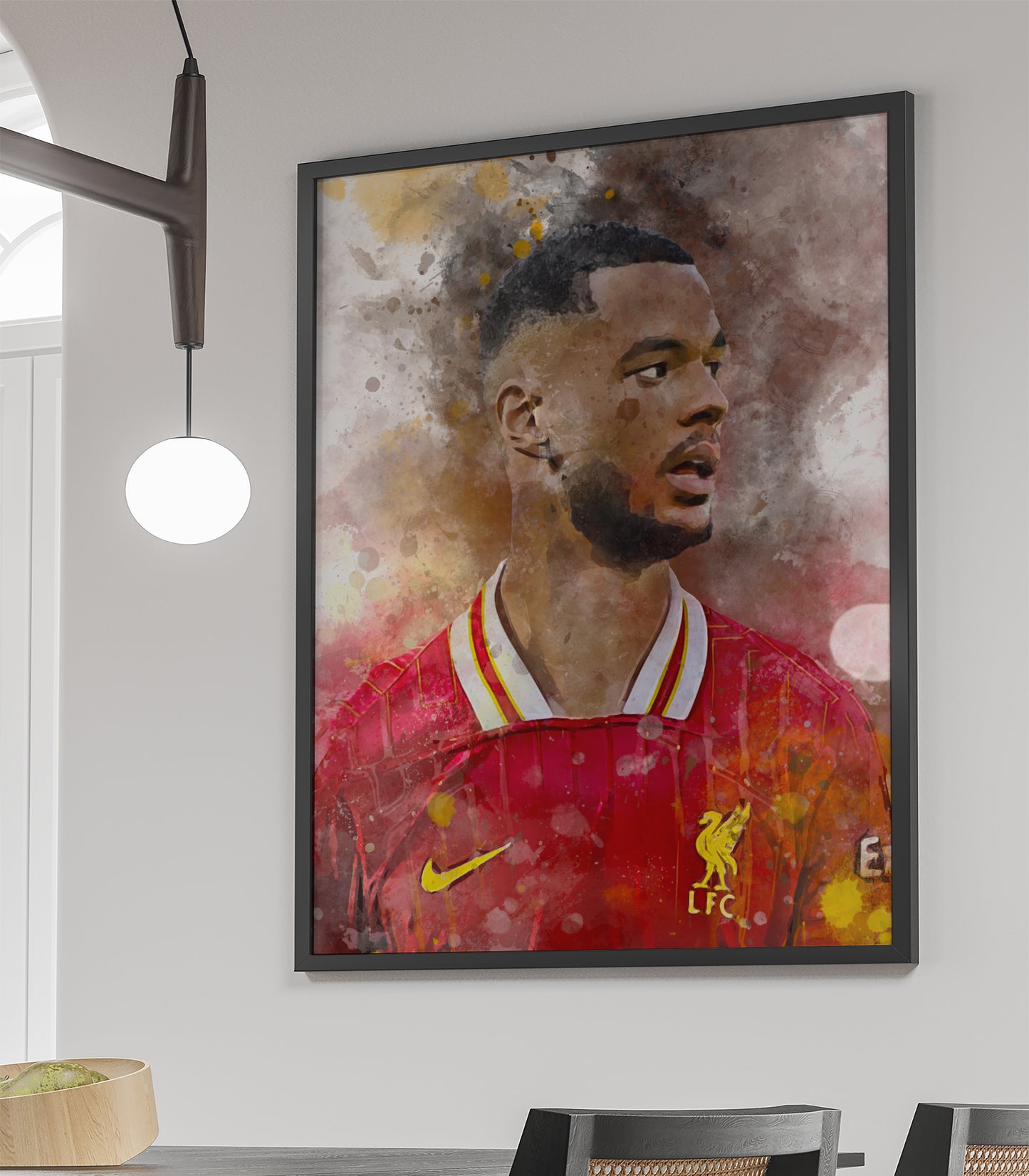 Cody Gakpo voetbal wanddecoratie - Voetbal fan cadeau - Poster - Canvas - Ingelijste poster - Dibond